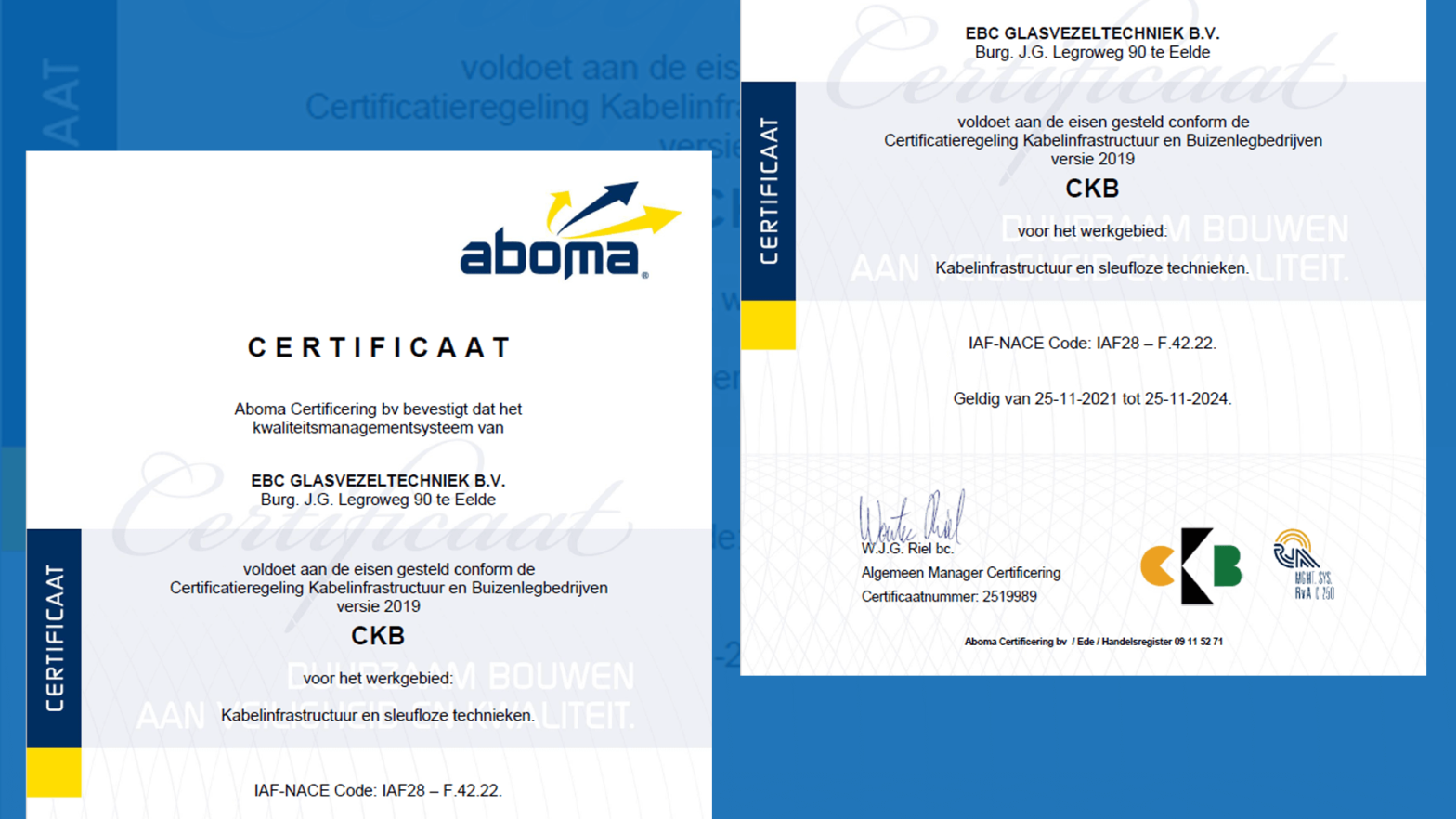CKB Certificaat